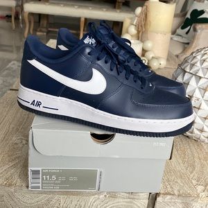 Air Force 1 size 11.5 men midnight navy